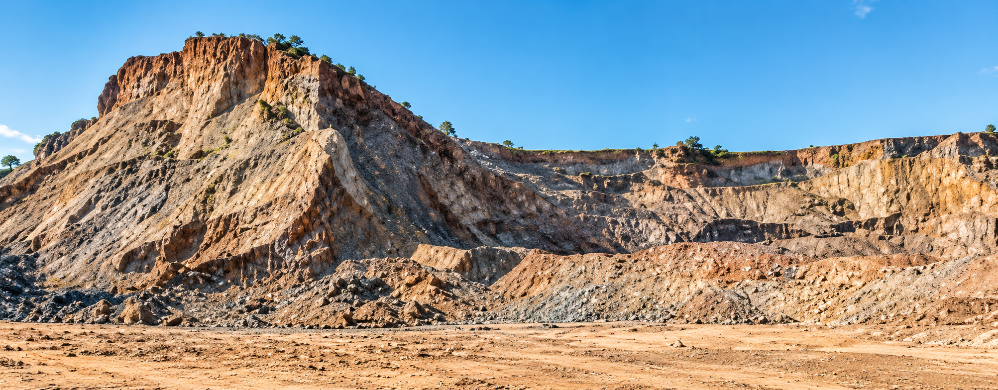Mushishima copper-bearing tailings and mining environment, Zambia